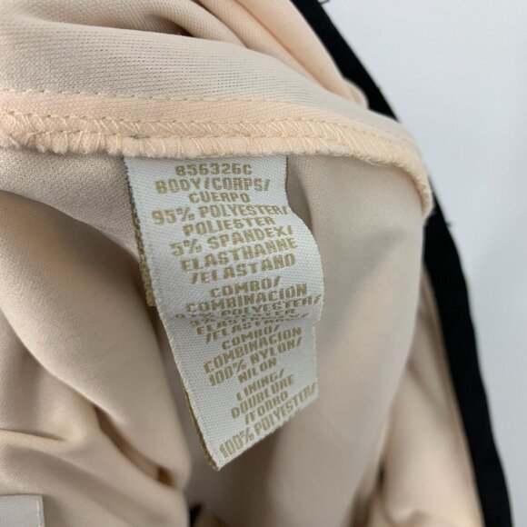 Cache Luxe Skirt Black Tiered Lace Satin A Line - Picture 9 of 9